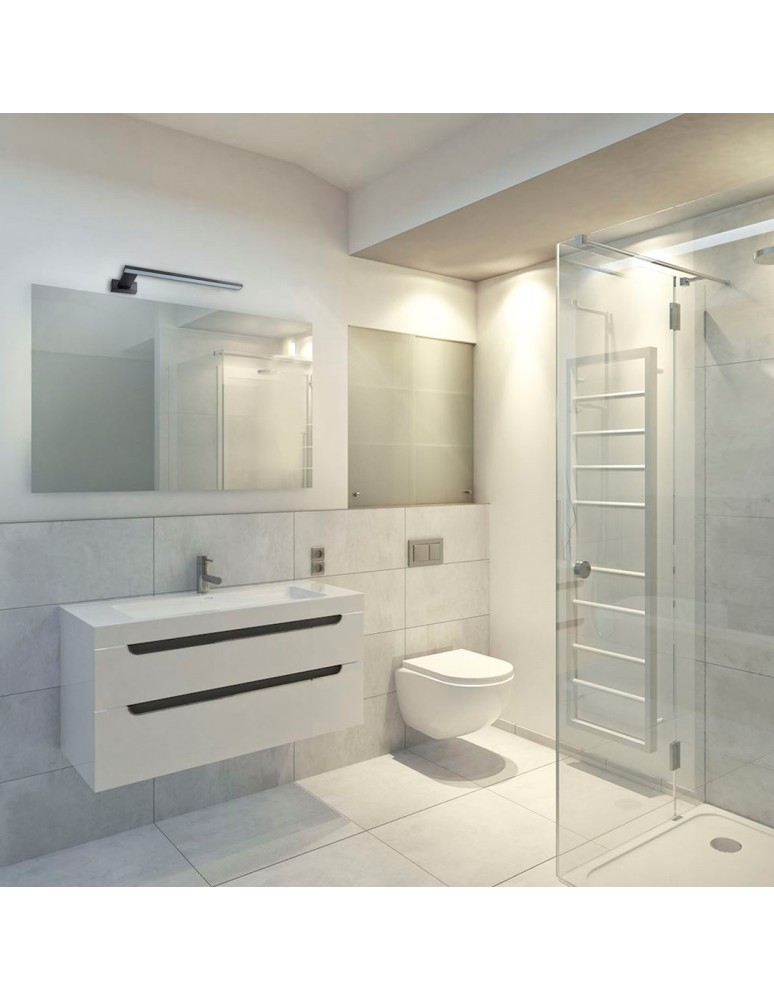 Bathroom wall lamps - Milagro SHINE BLACK 45cm 11W LED wall lamp ML4380 - product kolory-swiatla.pl 4