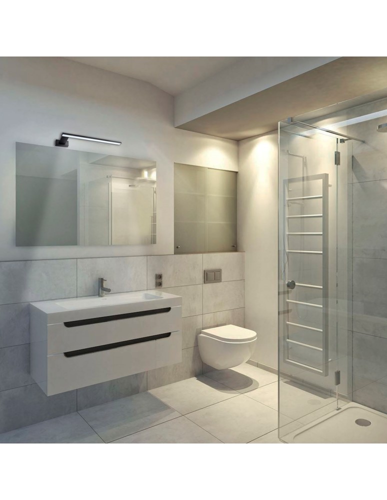 Bathroom wall lamps - Milagro SHINE BLACK 45cm 11W LED wall lamp ML4380 - product kolory-swiatla.pl 5