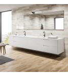 Bathroom wall lamps - Milagro SHINE BLACK 45cm 11W LED wall lamp ML4381 - product 5