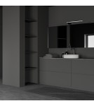 Bathroom wall lamps - Milagro SHINE BLACK 45cm 11W LED wall lamp ML4381 - product 6