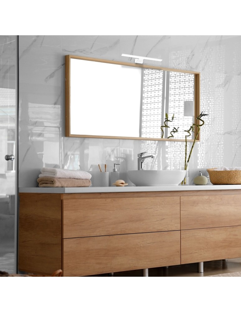 Bathroom wall lamps - Milagro SHINE WHITE 30cm 7W LED wall lamp ML3874 - product kolory-swiatla.pl 5