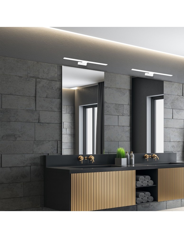 Bathroom wall lamps - Milagro SHINE WHITE 40cm 7W LED wall lamp ML3875 - product kolory-swiatla.pl 5