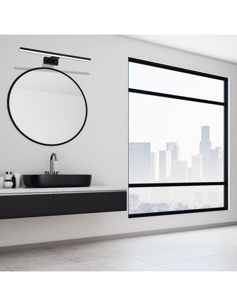 Bathroom wall lamps - Milagro Wall lamp SHINE BLACK 60cm 13,8W LED ML4382 - product kolory-swiatla.pl 3