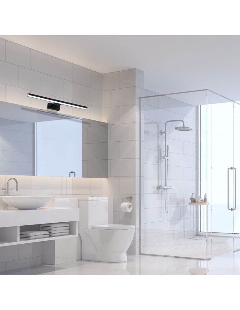 Bathroom wall lamps - Milagro Wall lamp SHINE BLACK 60cm 13,8W LED ML4382 - product kolory-swiatla.pl 5