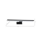 Bathroom wall lamps - Milagro Wall lamp SHINE BLACK 60cm 13,8W LED ML4382 - product 7