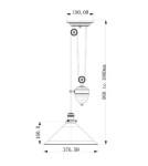 Pendant lamps - Elstead PROVENCE 1x100W E27 PV/P OB Pendant. - product 2