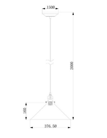 Elstead Lighting Interior Hanging PROVENCE 1x100W E27 PV/SP OB. - product 2