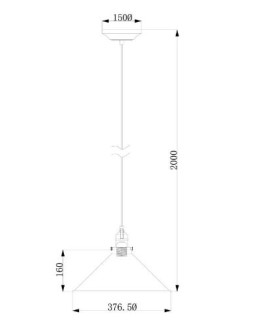 Elstead Lighting Interior Hanging PROVENCE 1x100W E27 PV/SP OB. - product 2
