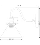 Wall lamps - Elstead PROVENCE 1x60W E27 PV1 PN Wall lamp. - product 2