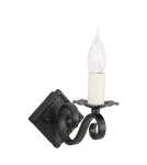 Chandelier wall lamps - Elstead Lighting Interior Wall lamp RECTORY 1x60W E14 RY1A BLACK - product 1