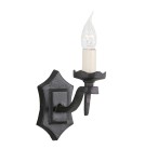 Chandelier wall lamps - Elstead Lighting Interior Wall lamp RECTORY 1x60W E14 RY1B BLACK - product 1