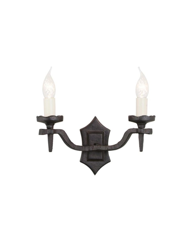 Wall lamps - Elstead Lighting Interior wall lamp RECTORY 2x60W E14 RY2B BLACK - product kolory-swiatla.pl 1