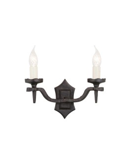 Elstead Lighting Interior wall lamp RECTORY 2x60W E14 RY2B BLACK