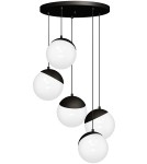 Pendant lamps - Milagro SFERA BLACK 5xE14 pendant lamp MLP8869 - product 8