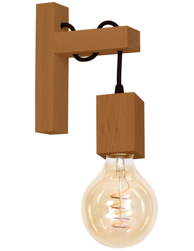 Wall lamps - Milagro Wall lamp JACK 1xE27 Oak MLP4356 - product kolory-swiatla.pl 8
