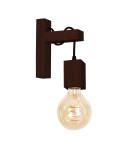 Loft wall lamps - industrial - Milagro Wall lamp JACK 1xE27 Walnut MLP4359 - product 1