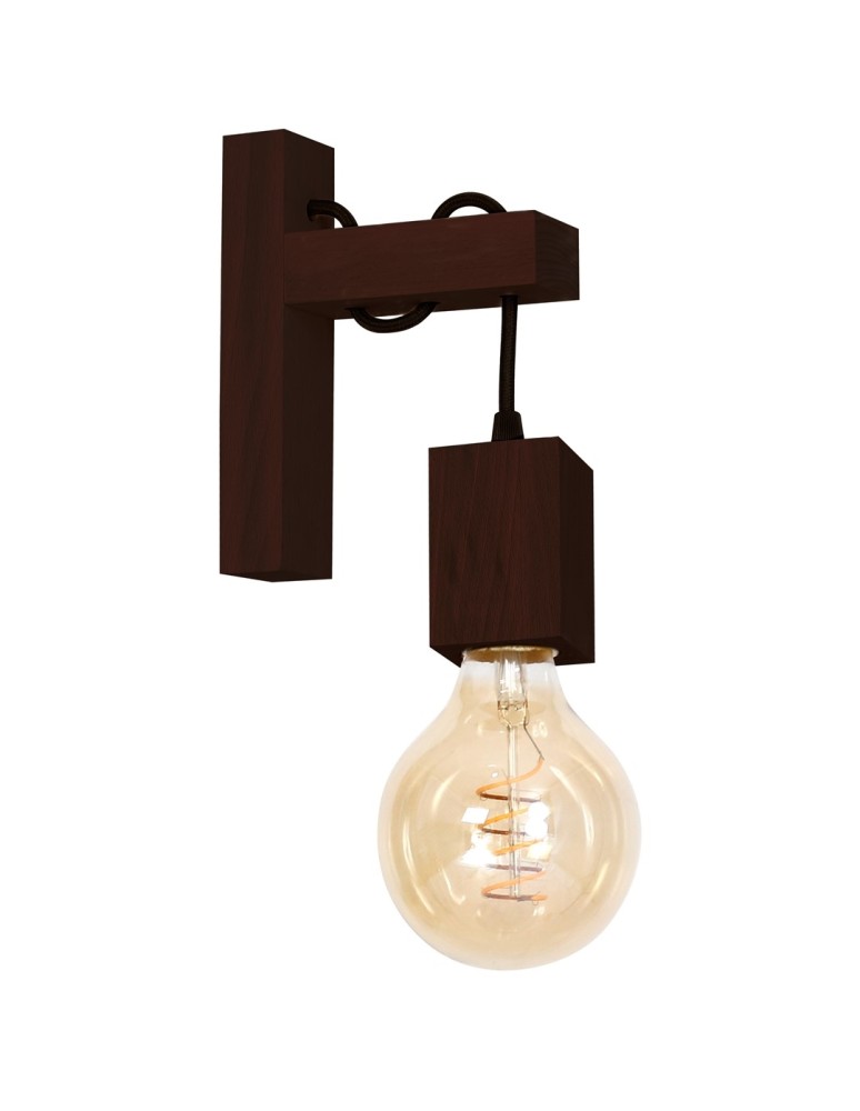 Loft wall lamps - industrial - Milagro Wall lamp JACK 1xE27 Walnut MLP4359 - product kolory-swiatla.pl 2