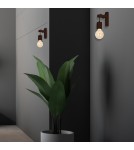 Loft wall lamps - industrial - Milagro Wall lamp JACK 1xE27 Walnut MLP4359 - product 5