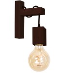 Loft wall lamps - industrial - Milagro Wall lamp JACK 1xE27 Walnut MLP4359 - product 8