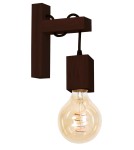 Loft wall lamps - industrial - Milagro Wall lamp JACK 1xE27 Walnut MLP4359 - product 9