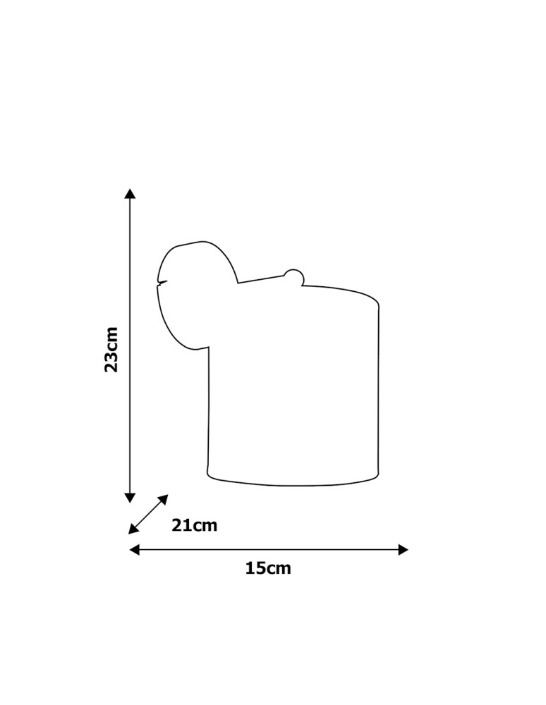 Children's wall lamps - Milagro UNICORN wall lamp 1xE27 MLP4940 - product kolory-swiatla.pl 3