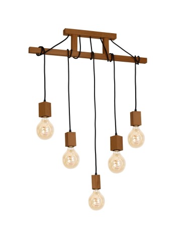 Milagro JACK 5xE27 Oak Pendant Lamp MLP4358 - product 2