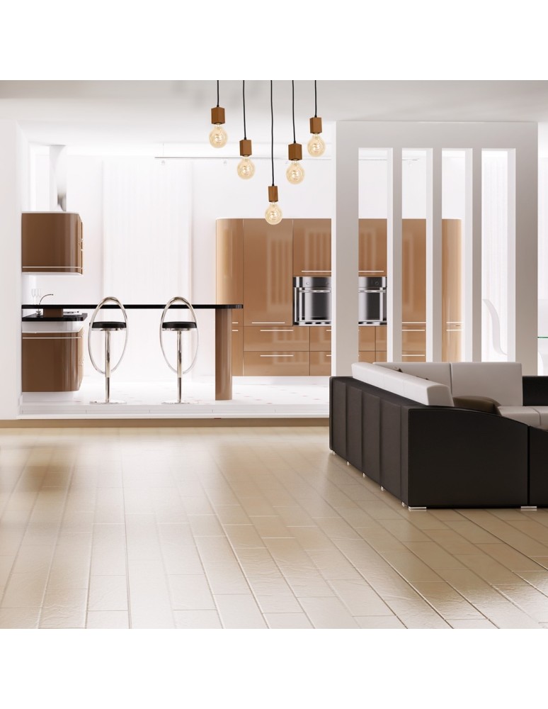 Boho pendant lamps - Milagro JACK 5xE27 Oak Pendant Lamp MLP4358 - product kolory-swiatla.pl 7