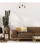 Boho pendant lamps - Milagro JACK 3xE27 Walnut Pendant Lamp MLP4360 - product 6