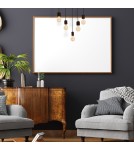 Boho pendant lamps - Milagro JACK 5xE27 Walnut Pendant Lamp MLP4361 - product 5