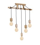 Boho pendant lamps - Milagro JACK Pendant Lamp 5xE27 MLP583 - product 2