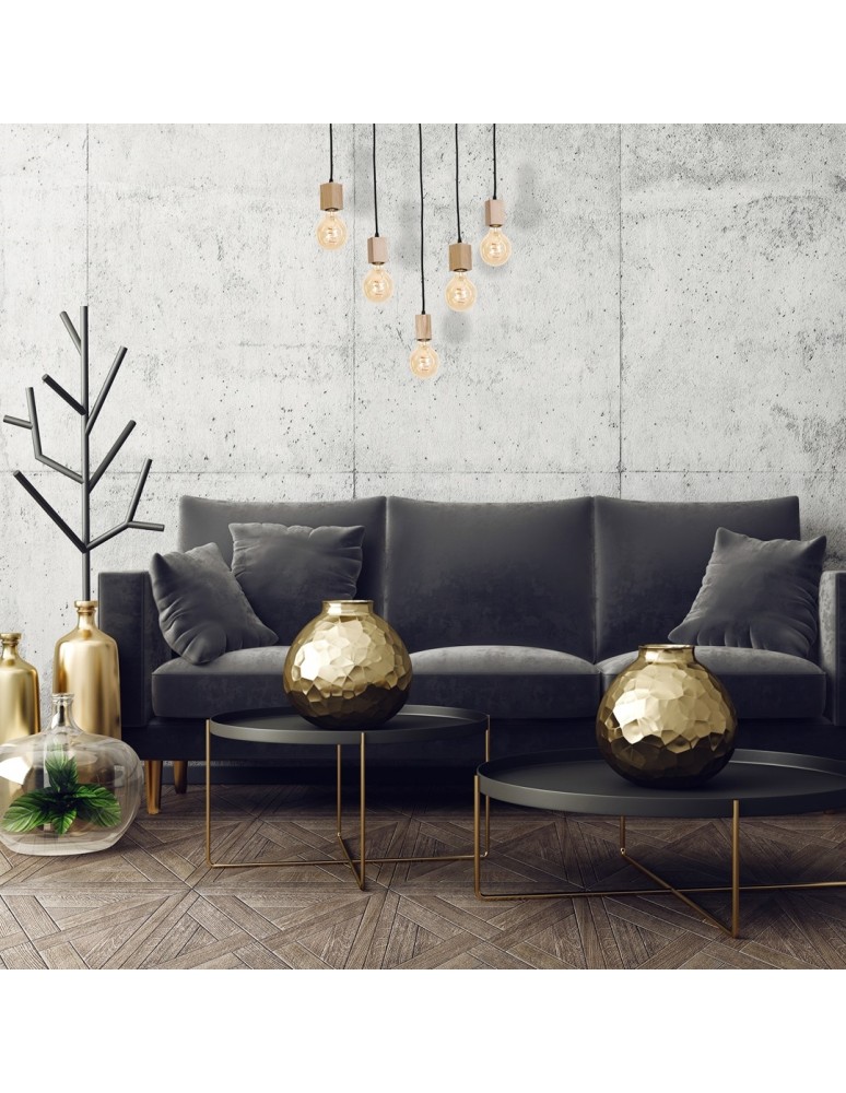 Boho pendant lamps - Milagro JACK Pendant Lamp 5xE27 MLP583 - product kolory-swiatla.pl 5