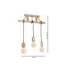 Boho pendant lamps - Milagro JACK Pendant Lamp 3xE27 MLP582 - product 7