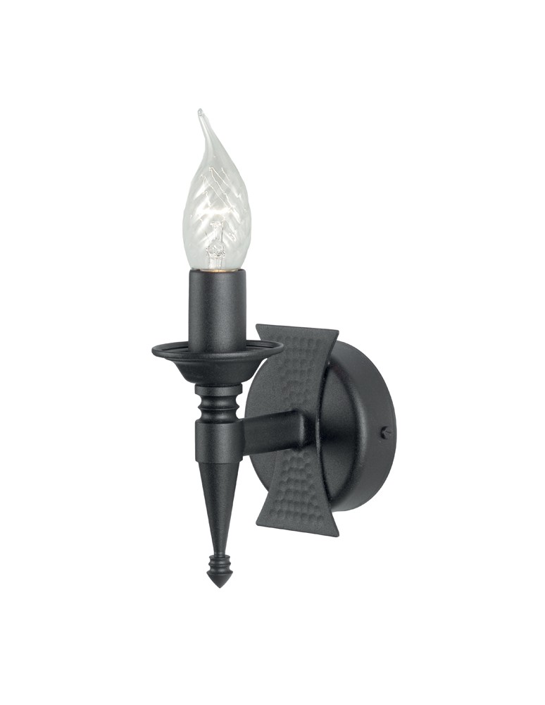 Chandelier wall lamps - Elstead Lighting Interior SAXON 1x60W E14 SAX1 BLK wall lamp. - product kolory-swiatla.pl 1