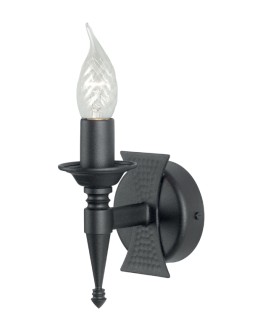 Elstead Lighting Interior Kinkiet SAXON 1x60W E14 SAX1 BLK