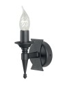 Elstead Lighting Interior SAXON 1x60W E14 SAX1 BLK wall lamp.