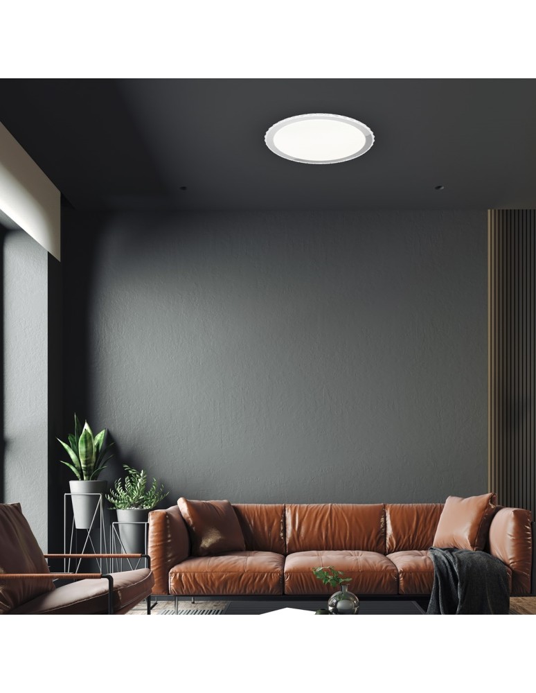 Plafonds with remote control - Milagro Plafon LAYLA 66W LED Ø500mm Dimmable+ Remote Control ML4222 - product kolory-swiatla.pl 4