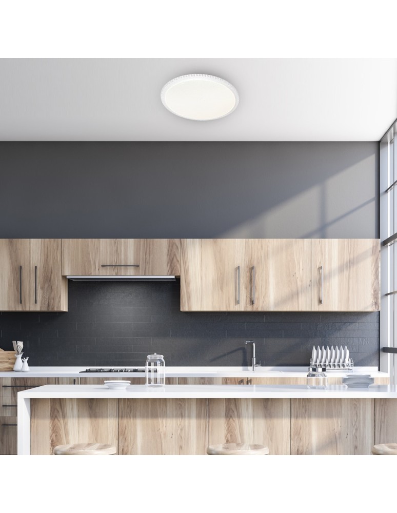 Plafonds with remote control - Milagro Plafon CRUZ 66W LED Ø500mm Dimmable+ Remote Control ML4220 - product kolory-swiatla.pl 3