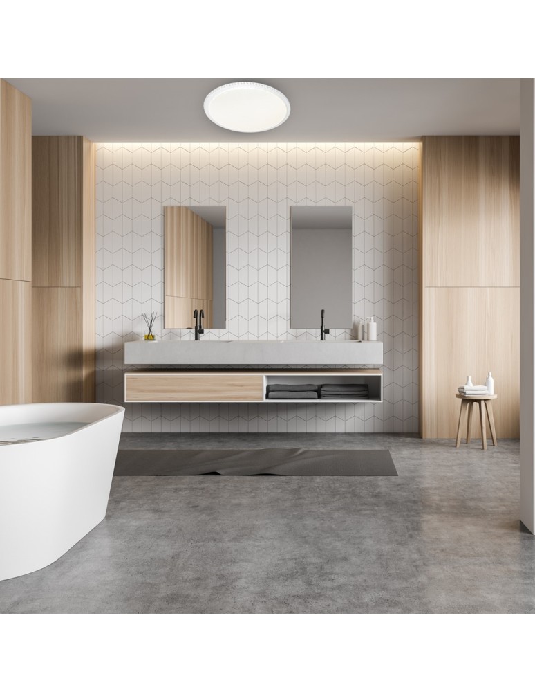 Plafonds with remote control - Milagro Plafon CRUZ 66W LED Ø500mm Dimmable+ Remote Control ML4220 - product kolory-swiatla.pl 6