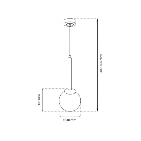 Milagro Lampa wisząca PARMA 1xE14 MLP4820