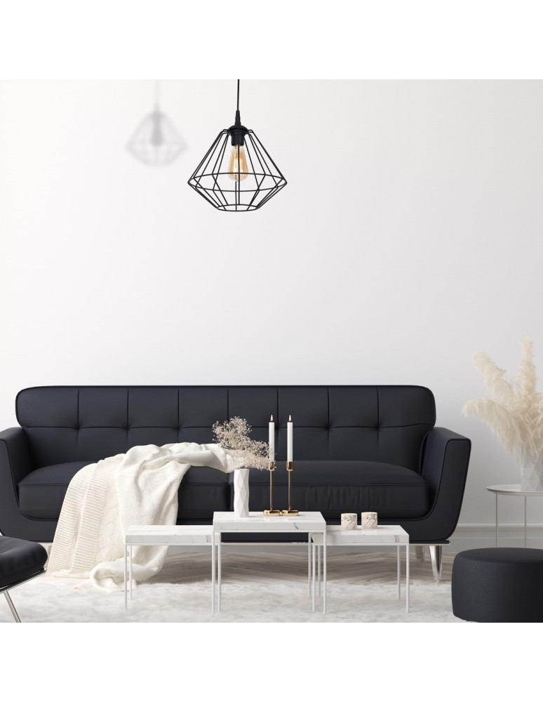 Milagro Lampa wisząca COLIN BLACK 1xE27 MLP4789