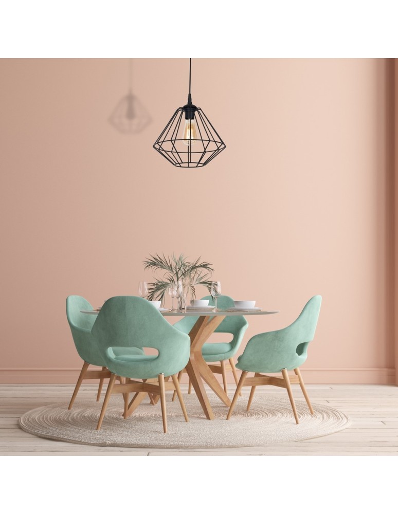 Milagro Lampa wisząca COLIN BLACK 1xE27 MLP4789