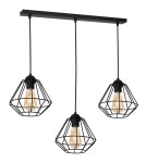 Milagro Lampa wisząca COLIN BLACK 3xE27 MLP4790