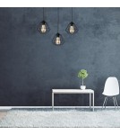 Milagro Lampa wisząca COLIN BLACK 3xE27 MLP4790