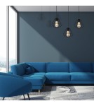 Milagro Lampa wisząca COLIN BLACK 3xE27 MLP4790