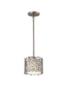 Kichler CORAL 1x100W E27 Silver KL/SILCORAL/MP Pendant.