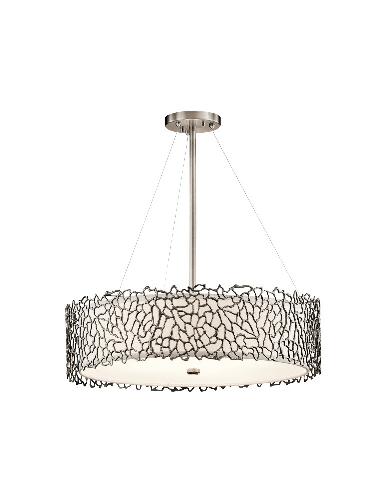 Pendant lamps - Kichler CORAL 4x100W E27 Silver KL/SILCORAL/P/B Pendant. - product kolory-swiatla.pl 1