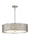 Kichler CORAL 4x100W E27 Srebrny KL/SILCORAL/P/B Wisząca
