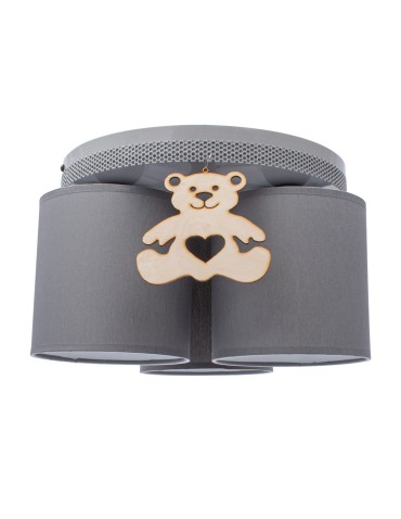 Milagro ceiling lamp bear 3xE27 MLP4963