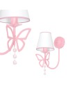 Milagro Wall lamp CHARLOTTE PINK 1xE14 MLP4215