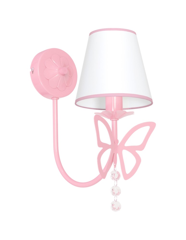 Children's wall lamps - Milagro Wall lamp CHARLOTTE PINK 1xE14 MLP4215 - product kolory-swiatla.pl 11